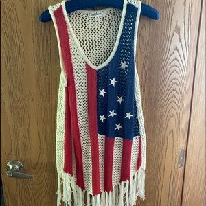 American flag tank